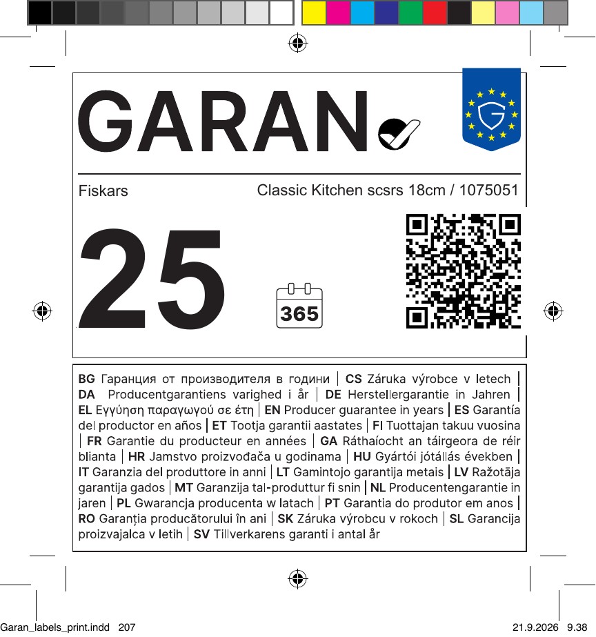 GARAN címke